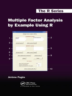cover image of Multiple Factor Analysis by Example Using R